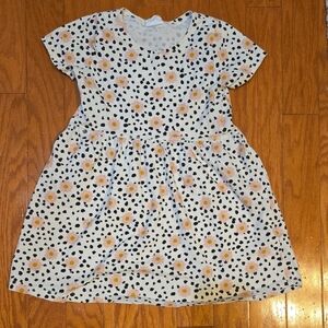 Cotton On Kids Dress Size 8 with Floral and Polka Dot Pattern
